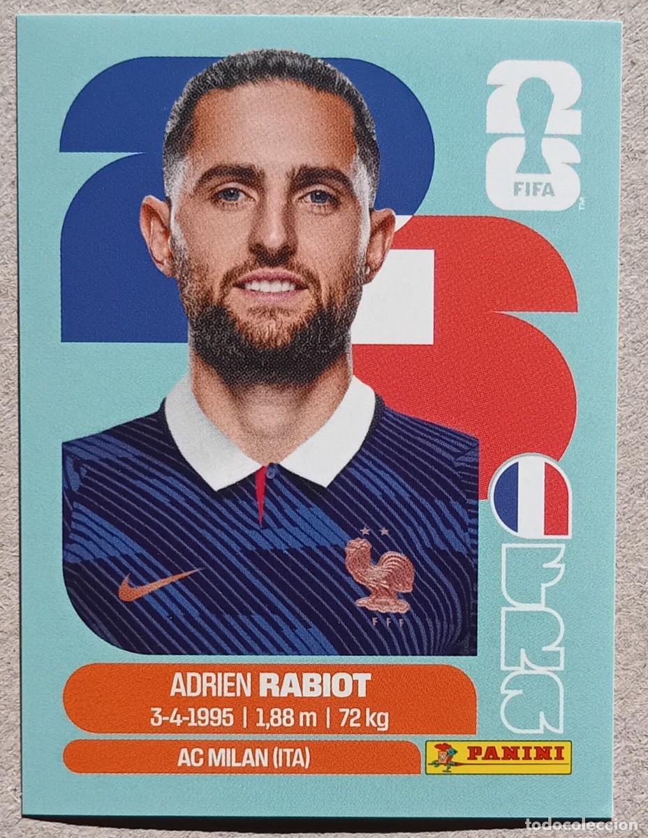 Cromos de Futebol: Figurina Panini 2026 Cromo World Cup Usa Mundial 2026 Adrien Rabiot France n FRA 12