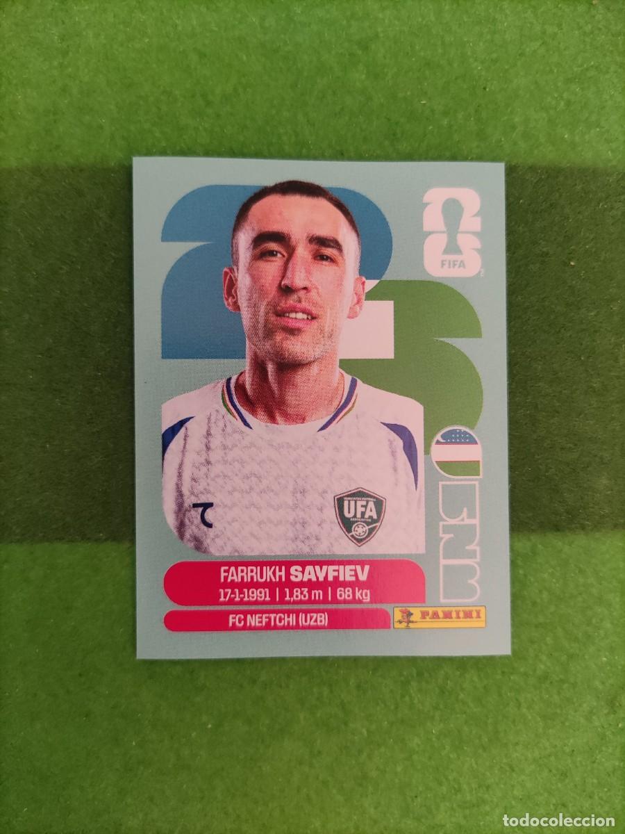 Cromos de f&uacute;tbol: Sayfiev Uzbekist&aacute;n UZB 3 Sticker Mundial 2026 FIFA World Cup / Sin pegar