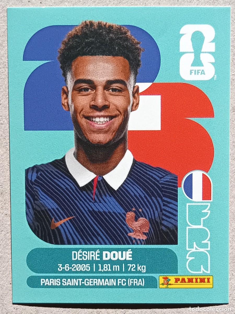 Cromos de f&uacute;tbol: Figurina Panini 2026 Cromo World Cup Usa Mundial 2026 Desir&eacute; Dou&eacute; France n FRA 17