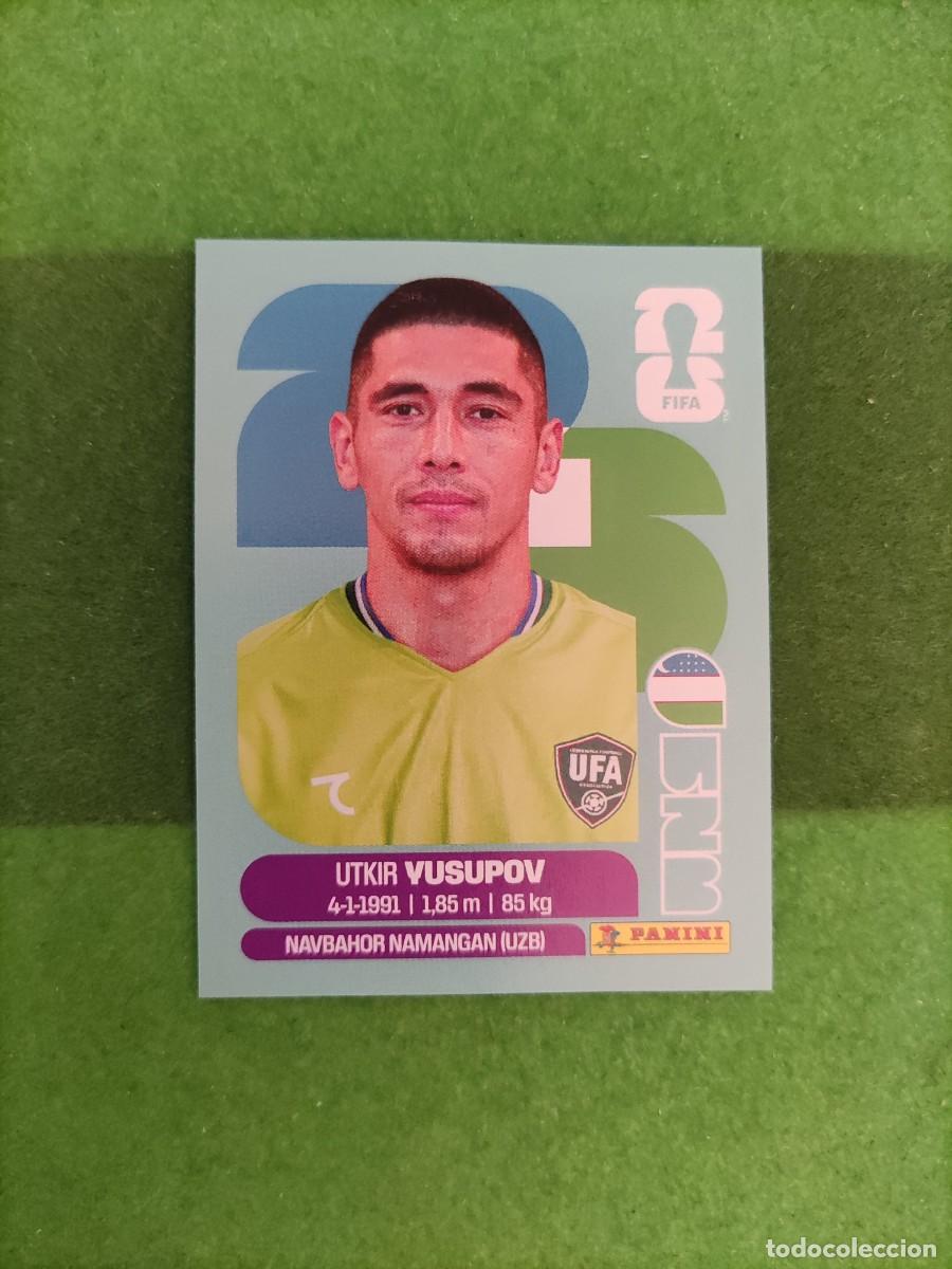 Cromos de f&uacute;tbol: Yusupov Uzbekist&aacute;n UZB 2 Sticker Mundial 2026 FIFA World Cup / Sin pegar