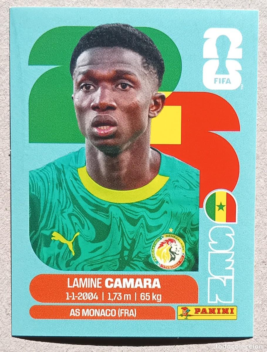 Cromos de f&uacute;tbol: Figurina Panini 2026 Cromo World Cup Usa Mundial 2026 Lamine Camara Senegal n SEN 14