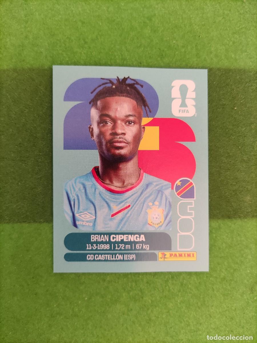 Cromos de f&uacute;tbol: Cipenga Congo COD 17 Sticker Mundial 2026 FIFA World Cup / Sin pegar