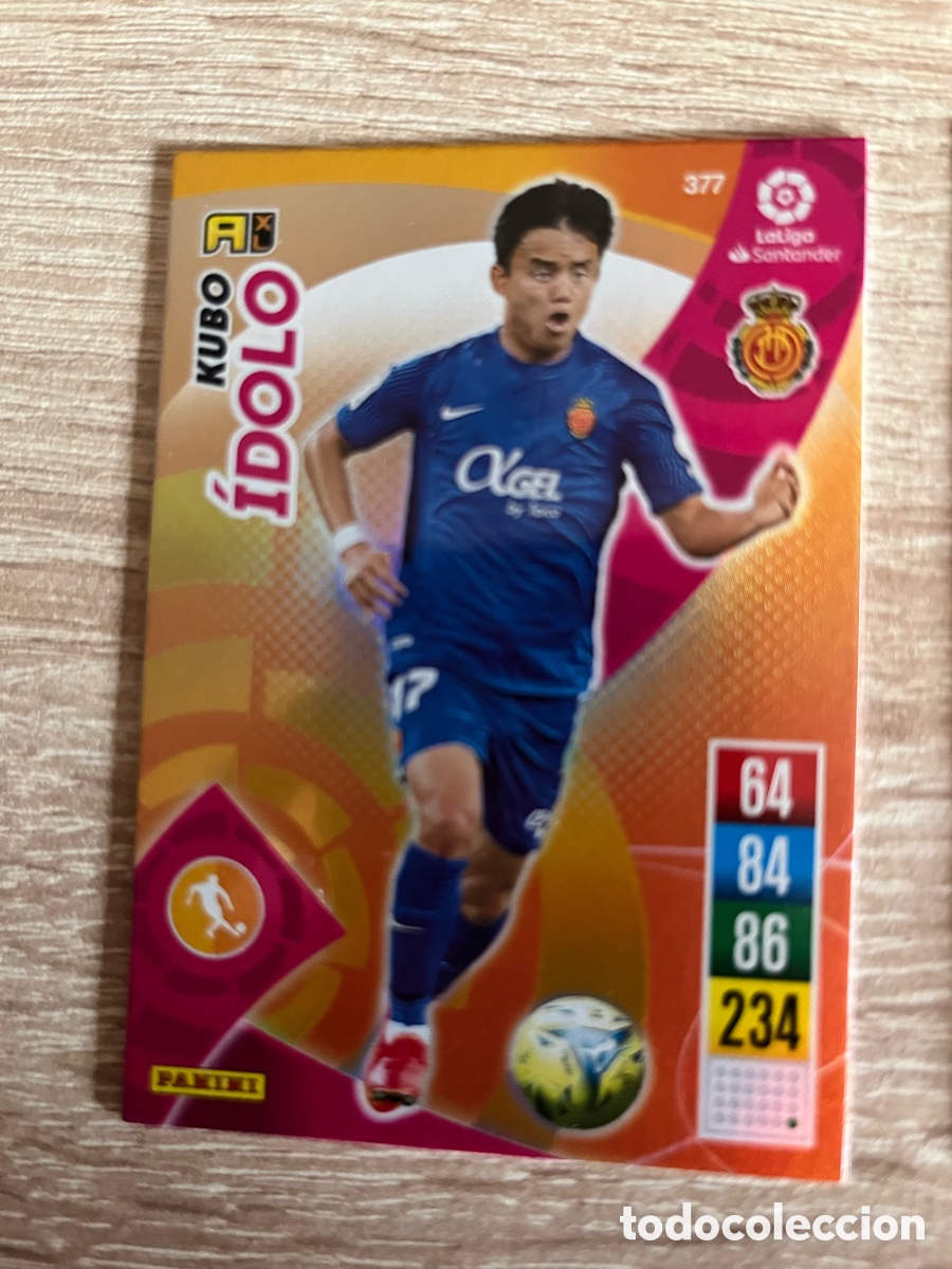 Cromos de f&uacute;tbol: 377 KUBO &Iacute;DOLO ADRENALYN 2021 2022 21 22 MALLORCA