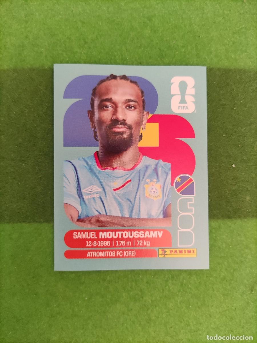 Cromos de f&uacute;tbol: Moutoussamy Congo COD 11 Sticker Mundial 2026 FIFA World Cup / Sin pegar