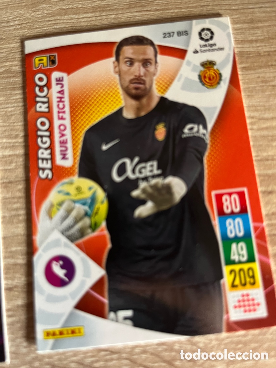 Cromos de Futebol: 237 BIS SERGIO RICO NUEVO FICHAJE ADRENALYN 2021 2022 21 22 MALLORCA