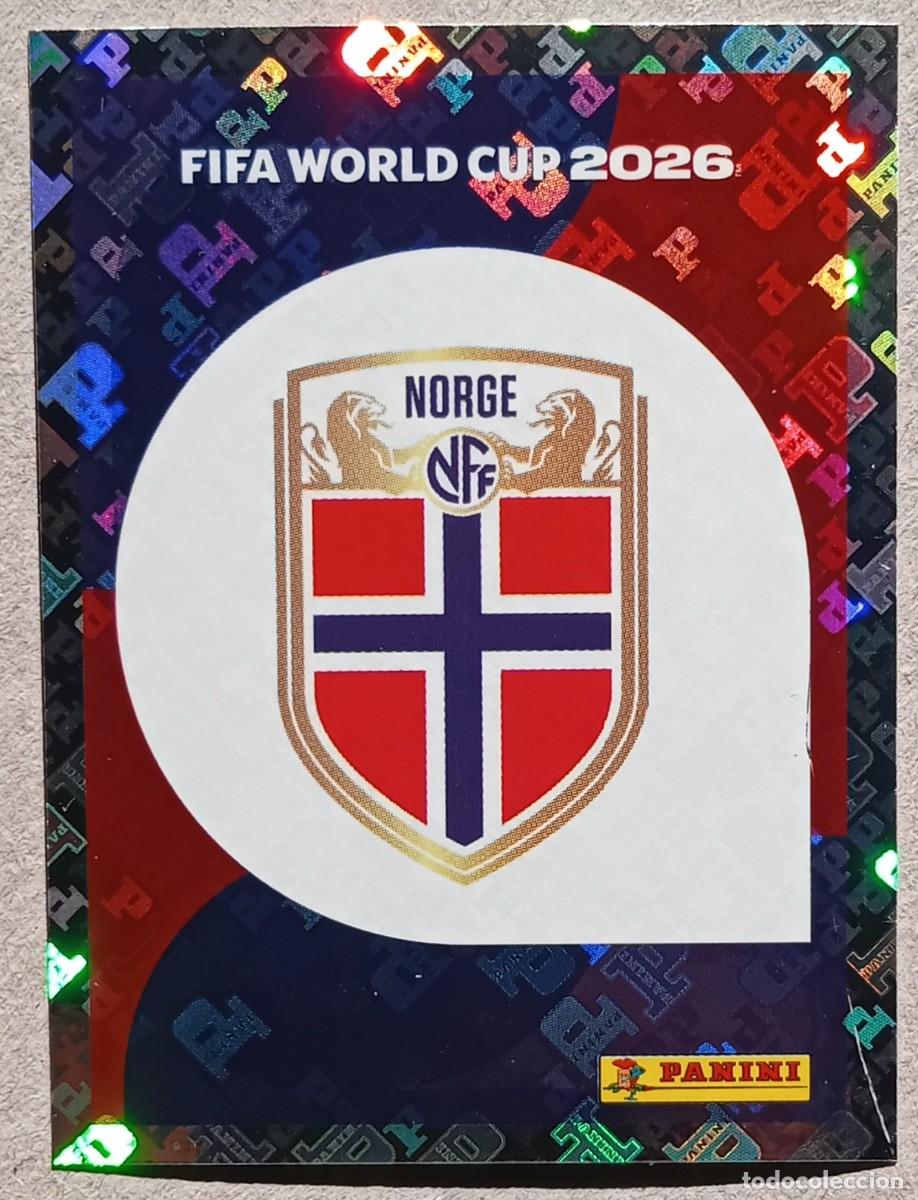 Cromos de f&uacute;tbol: Figurina Panini 2026 Cromo World Cup Usa Mundial 2026 scudetto escudo badge Norway n NOR 1