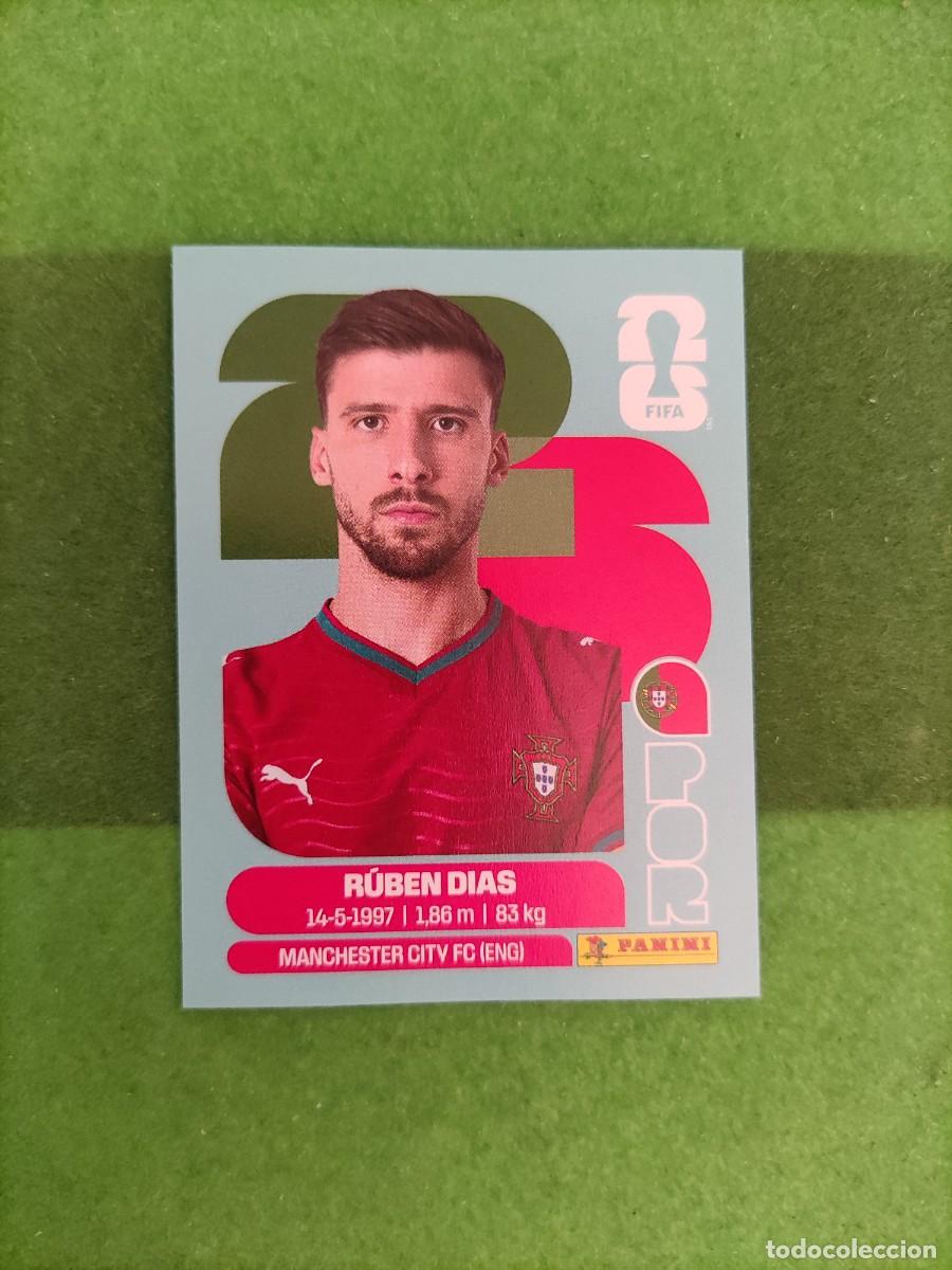 Cromos de f&uacute;tbol: Rub&eacute;n Dias Portugal POR 4 Sticker Mundial 2026 FIFA World Cup / Sin pegar