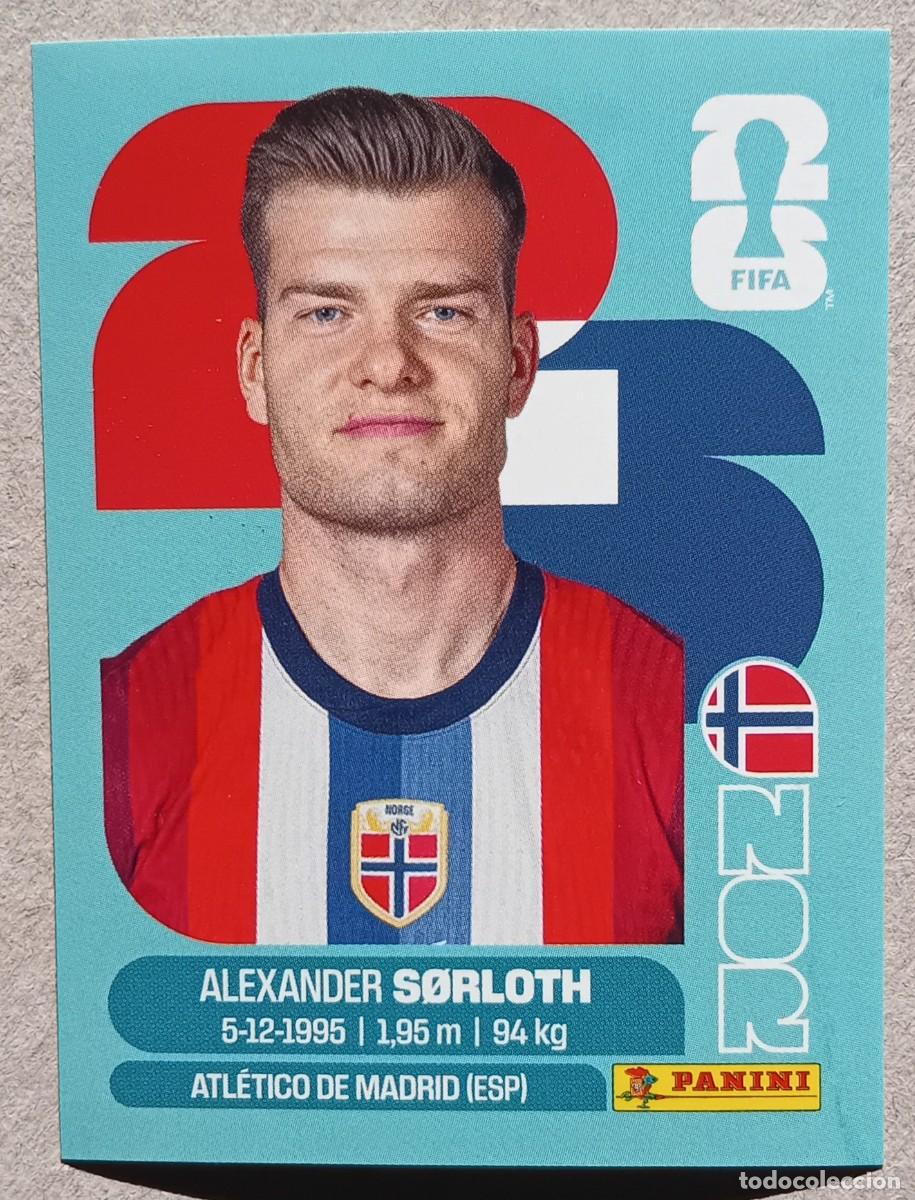 Figurine di Calcio: Figurina Panini 2026 Cromo World Cup Usa Mundial 2026 Alexander Sorloth Norway n NOR 16