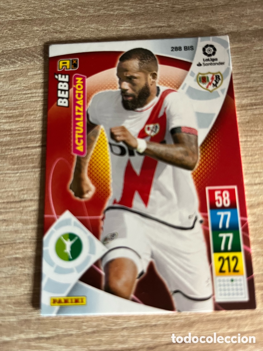 Figurine di Calcio: 288 BIS BEB&Eacute; ACTUALIZACI&Oacute;N ADRENALYN 2021 2022 21 22 RAYO VALLECANO
