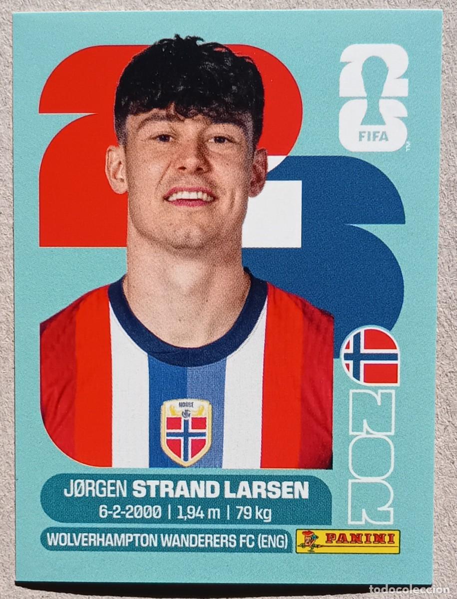 Figurine di Calcio: Figurina Panini 2026 Cromo World Cup Usa Mundial 2026 Jorgen Strand Larsen Norway n NOR 18