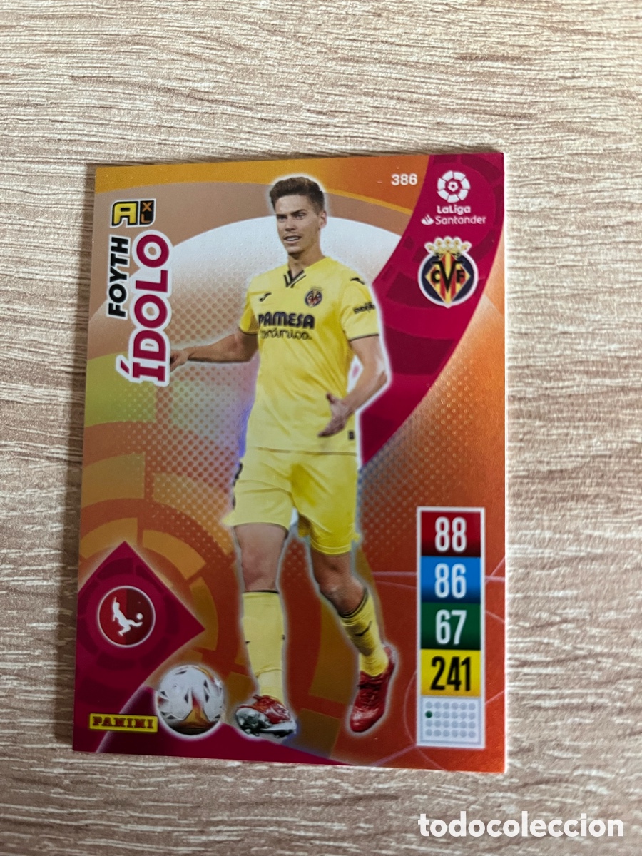 Figurine di Calcio: 386 FOYTH &Iacute;DOLO ADRENALYN 2021 2022 21 22 VILLARREAL