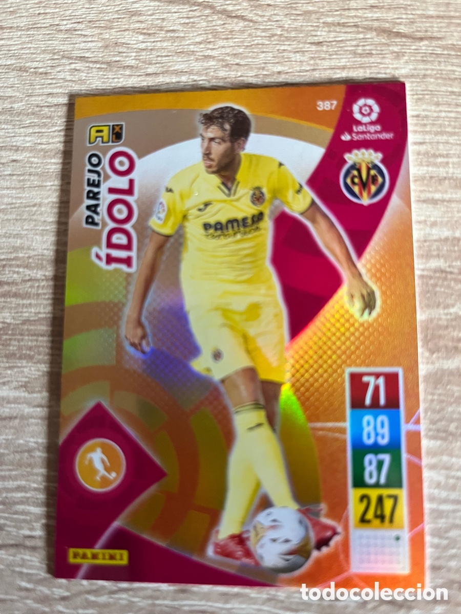 Figurine di Calcio: 387 DANI PAREJO &Iacute;DOLO ADRENALYN 2021 2022 21 22 VILLARREAL