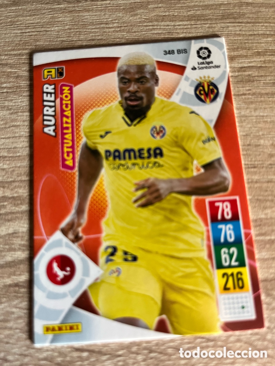 Figurine di Calcio: 348 BIS AURIER ACTUALIZACI&Oacute;N ADRENALYN 2021 2022 21 22 VILLARREAL