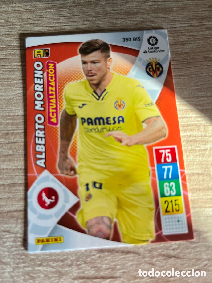 Figurine di Calcio: 350 BIS ALBERTO MORENO ADRENALYN 2021 2022 21 22 VILLARREAL