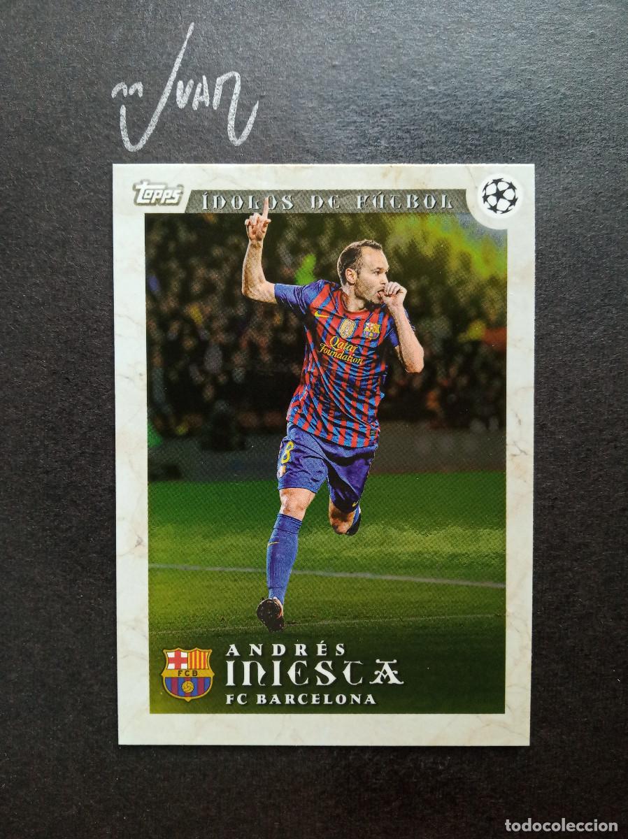 Figurine di Calcio: IDOLOS FUTBOL INIESTA BARCELONA ESPA&Ntilde;A MUNDIAL 2026 ⚽ TOPPS &reg; AITANA BONMATI CURATED SET 2024 NUEVO