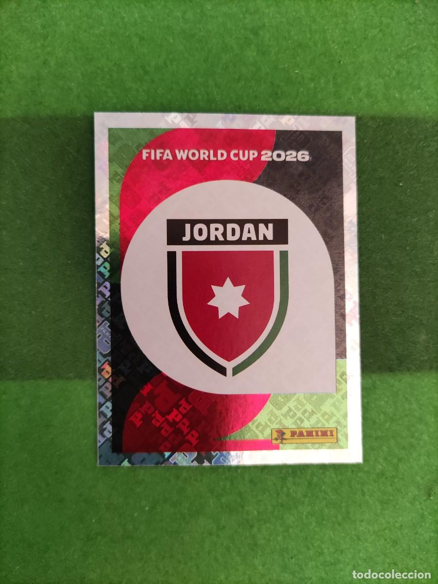 Figurine di Calcio: Escudo Jordania JOR 1 Sticker Mundial 2026 FIFA World Cup / Sin pegar