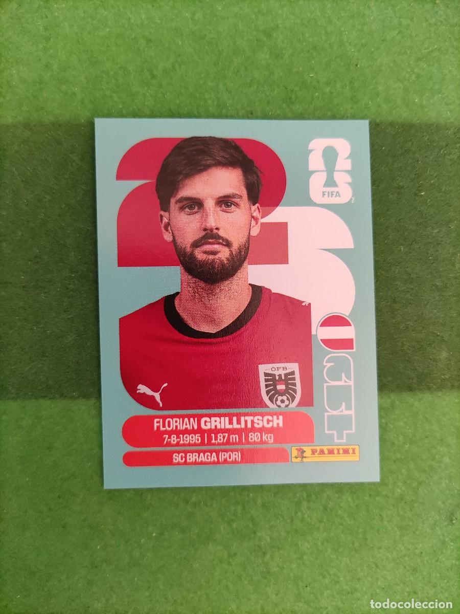 Cromos de f&uacute;tbol: Grillitsch Austria AUT 14 Sticker Mundial 2026 FIFA World Cup / Sin pegar