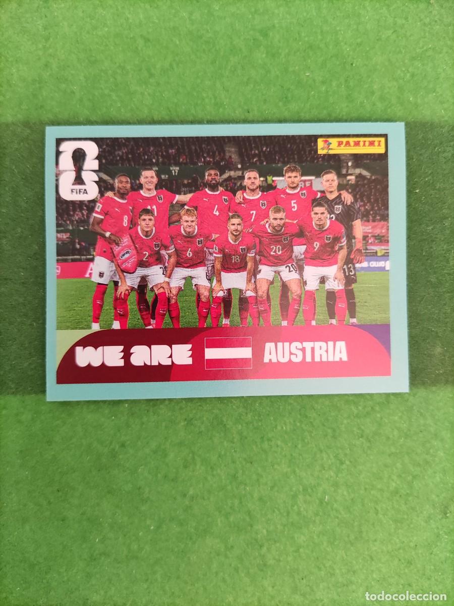 Cromos de f&uacute;tbol: We are Austria AUT 13 Sticker Mundial 2026 FIFA World Cup / Sin pegar