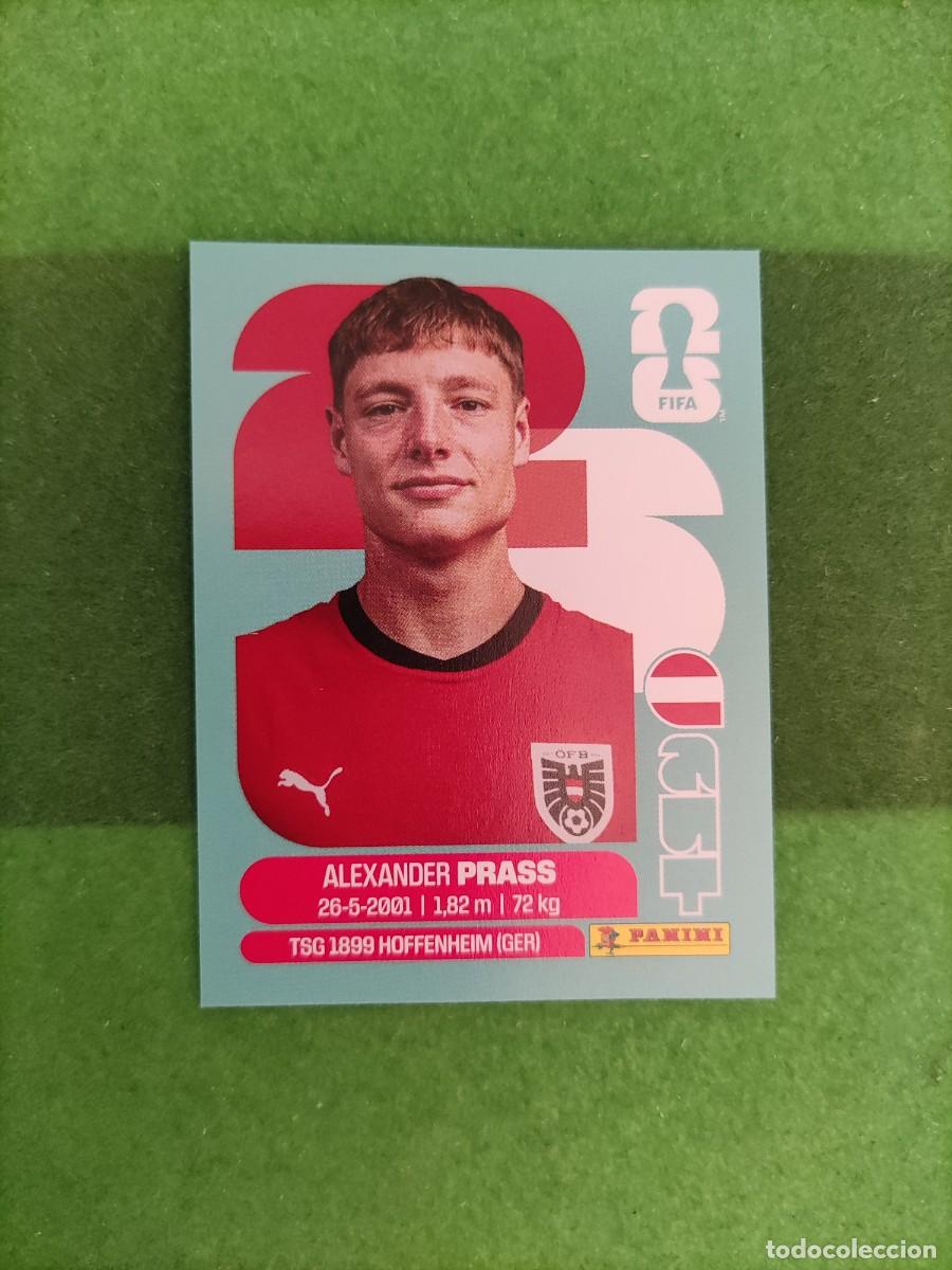 Cromos de f&uacute;tbol: Prass Austria AUT 9 Sticker Mundial 2026 FIFA World Cup / Sin pegar