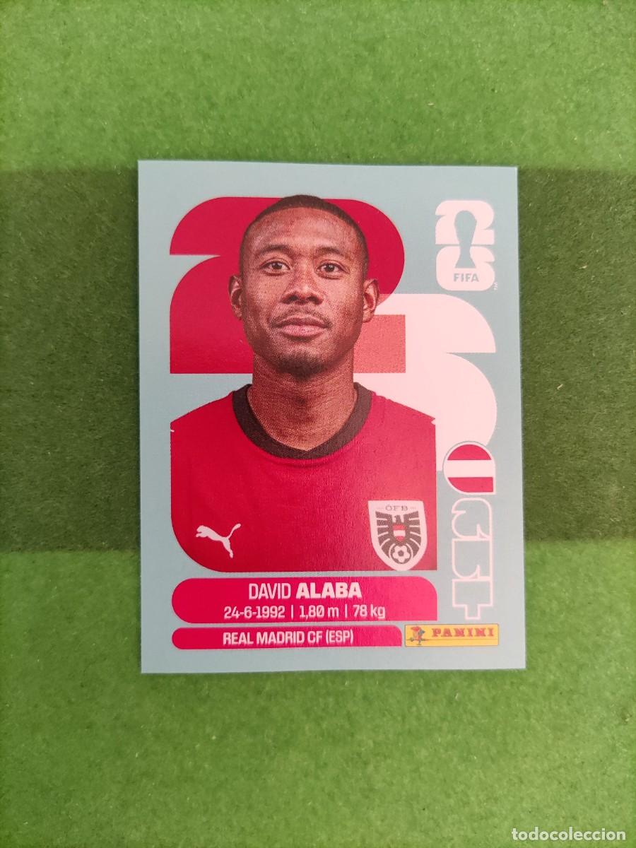 Cromos de f&uacute;tbol: Alaba Austria AUT 4 Sticker Mundial 2026 FIFA World Cup / Sin pegar