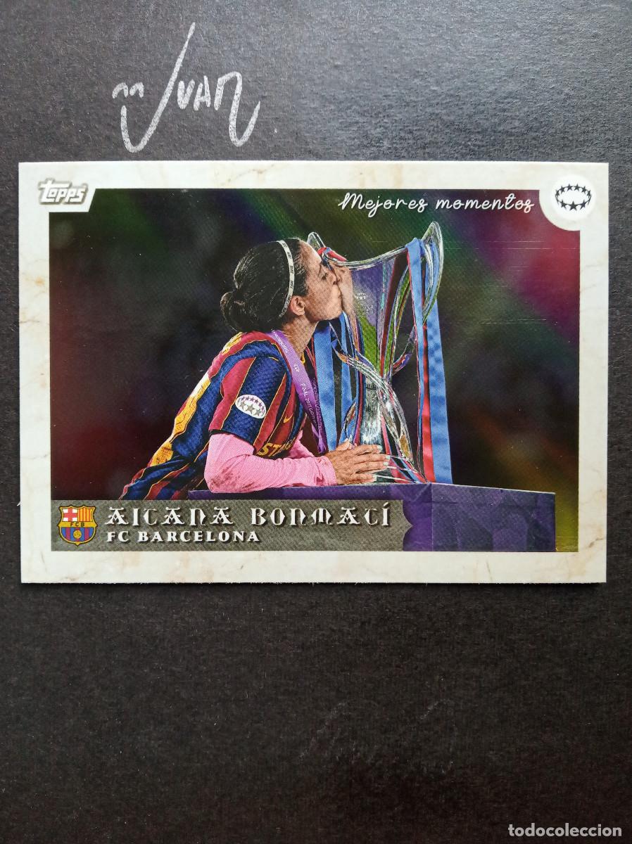 Cromos de f&uacute;tbol: MEJORES MOMENTOS GANA 1&ordf; CHAMPIONS ⚽ TOPPS &reg; AITANA BONMATI BARCELONA ESPA&Ntilde;A WOMEN CURATED SET 2024