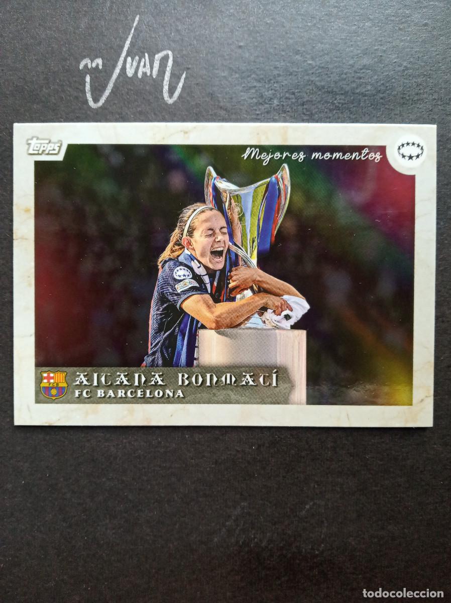 Cromos de f&uacute;tbol: MEJORES MOMENTOS GANA 2&ordf; CHAMPIONS ⚽ TOPPS &reg; AITANA BONMATI BARCELONA ESPA&Ntilde;A WOMEN CURATED SET 2024