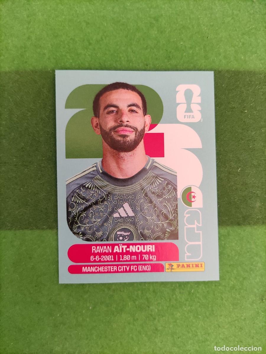 Cromos de f&uacute;tbol: A&iuml;t-Nouri Argelia ALG 5 Sticker Mundial 2026 FIFA World Cup / Sin pegar