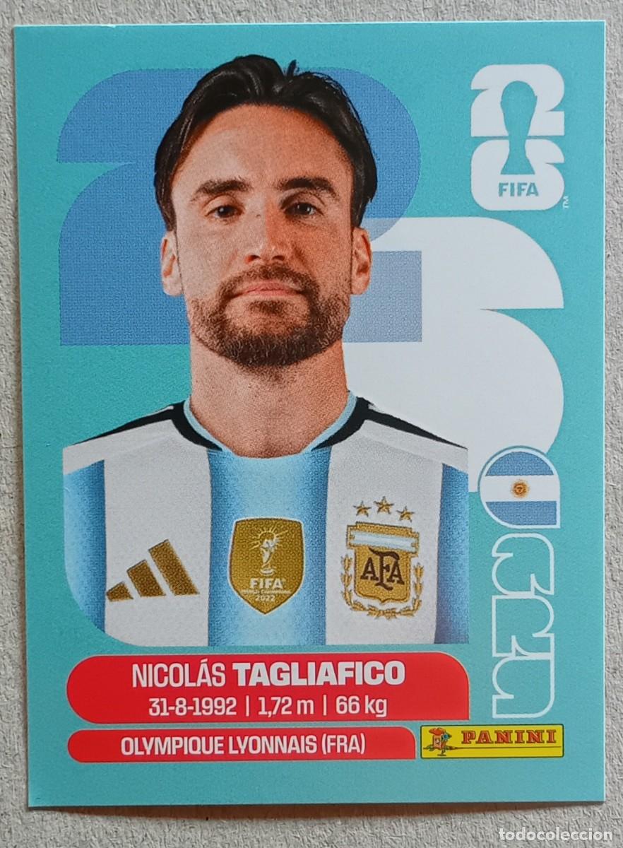 Cromos de f&uacute;tbol: Figurina Panini 2026 Cromo World Cup Usa Mundial 2026 Nicolas Tagliafico Argentina n ARG 6