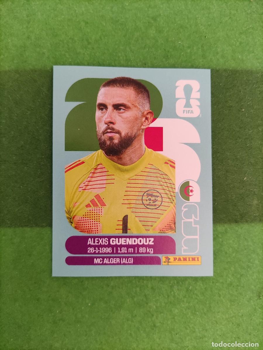 Cromos de f&uacute;tbol: Guendouz Argelia ALG 2 Sticker Mundial 2026 FIFA World Cup / Sin pegar