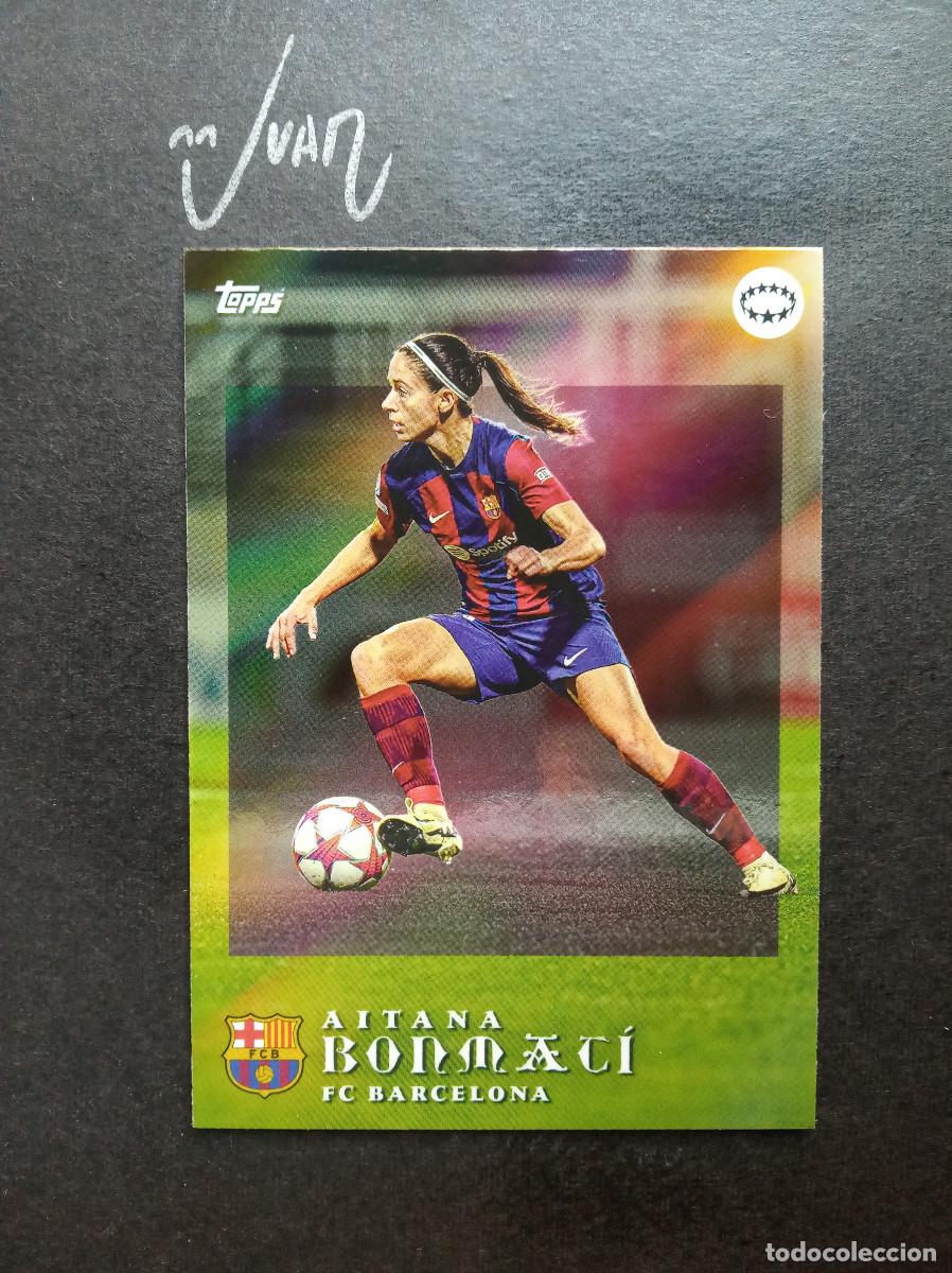 Cromos de f&uacute;tbol: PLAYMAKERS AITANA BONMATI FC BARCELONA ESPA&Ntilde;A ⚽ TOPPS &reg; CURATED SET UEFA WOMEN CHAMPIONS 2024 NUEVO