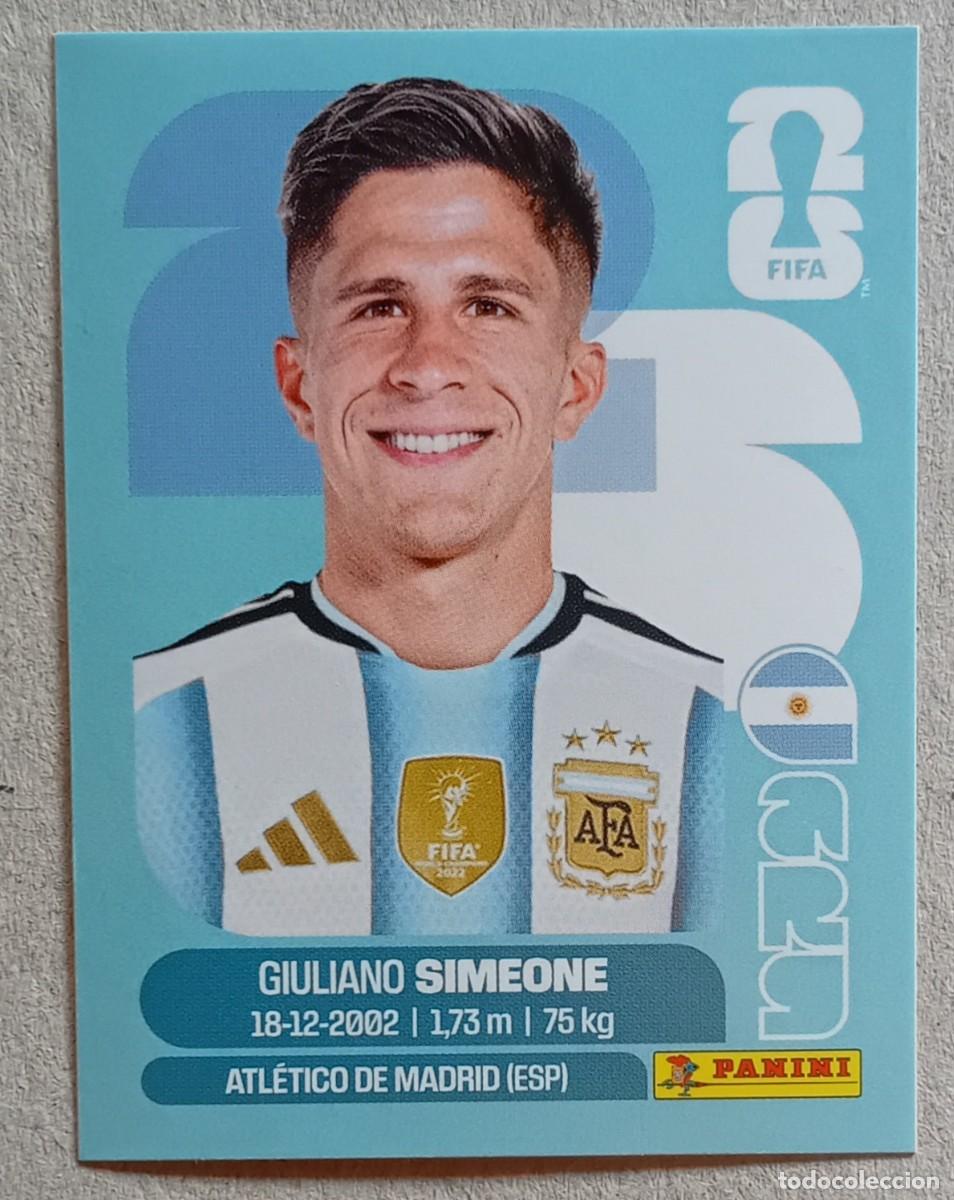 Cromos de f&uacute;tbol: Figurina Panini 2026 Cromo World Cup Usa Mundial 2026 Giuliano Simeone Argentina n ARG 20