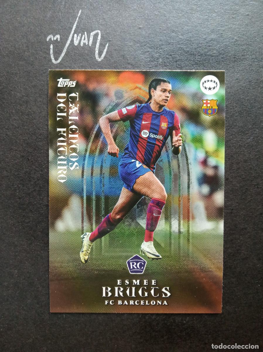 Cartes &agrave; collectionner de Football: TALENTOS FUTURO ROOKIE ESMEE BRUGTS BARCELONA ⚽ TOPPS &reg; CURATED SET AITANA BONMATI UEFA WOMEN 2024