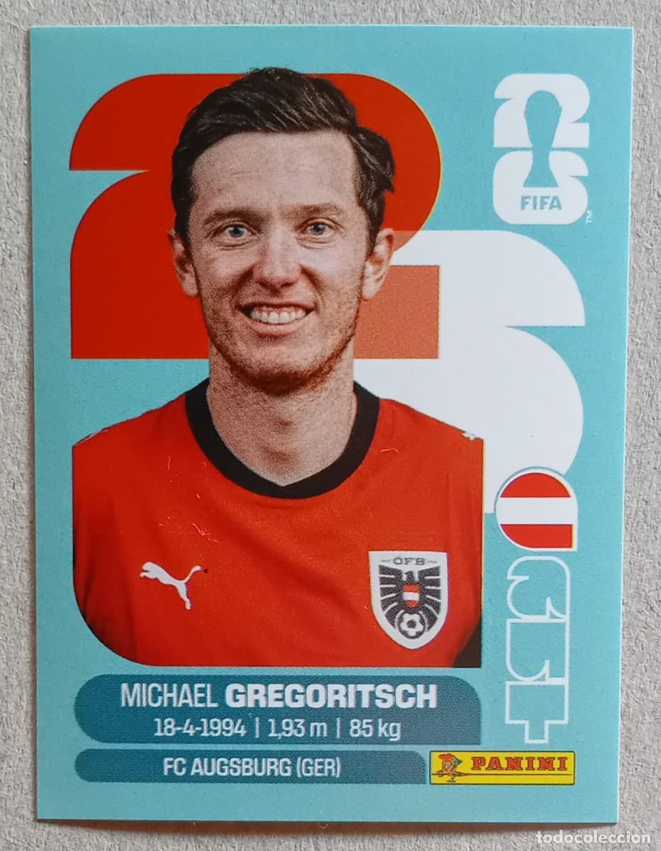 Cartes &agrave; collectionner de Football: Figurina Panini 2026 Cromo World Cup Usa Mundial 2026 Michael Gregoritsch Austria n AUT 19