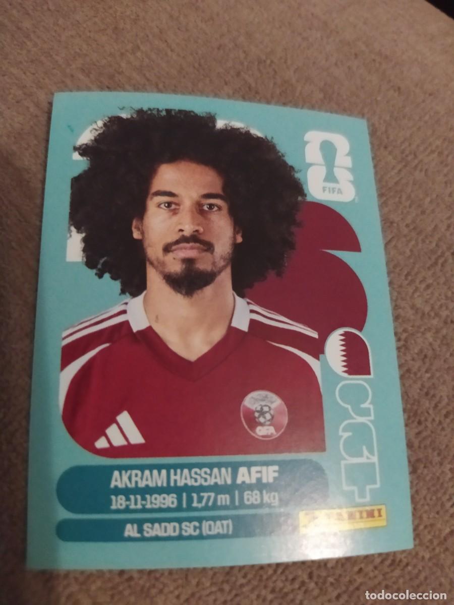 Cartes &agrave; collectionner de Football: QAT 18 Akram Hassan AFIF Catar Qatar Mundial 2026 Panini