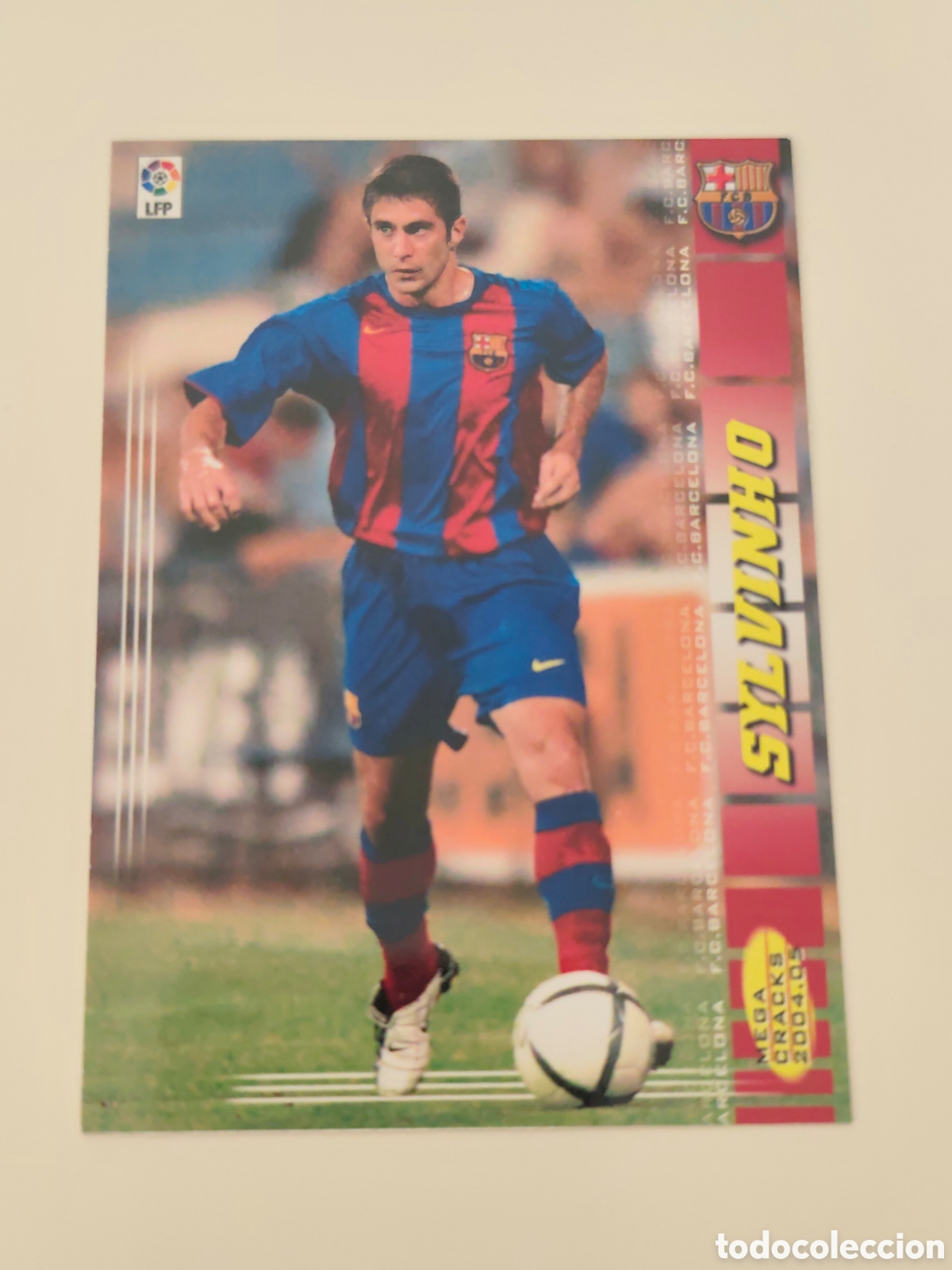 Cromos de f&uacute;tbol: 446 SYLVINHO FC BARCELONA MEGACRACKS 2004 2005