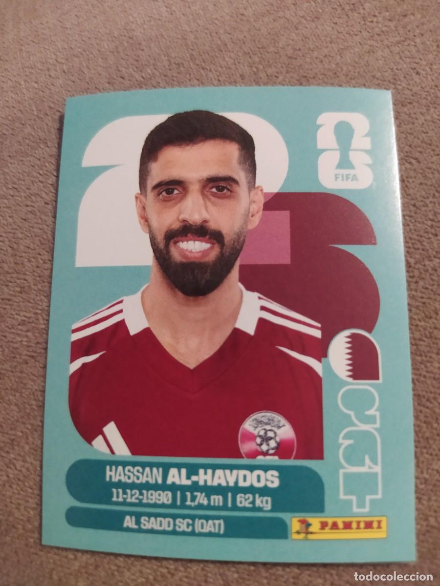 Cromos de f&uacute;tbol: QAT 16 Hassan AL-HAYDOS Catar Qatar Mundial 2026 Panini
