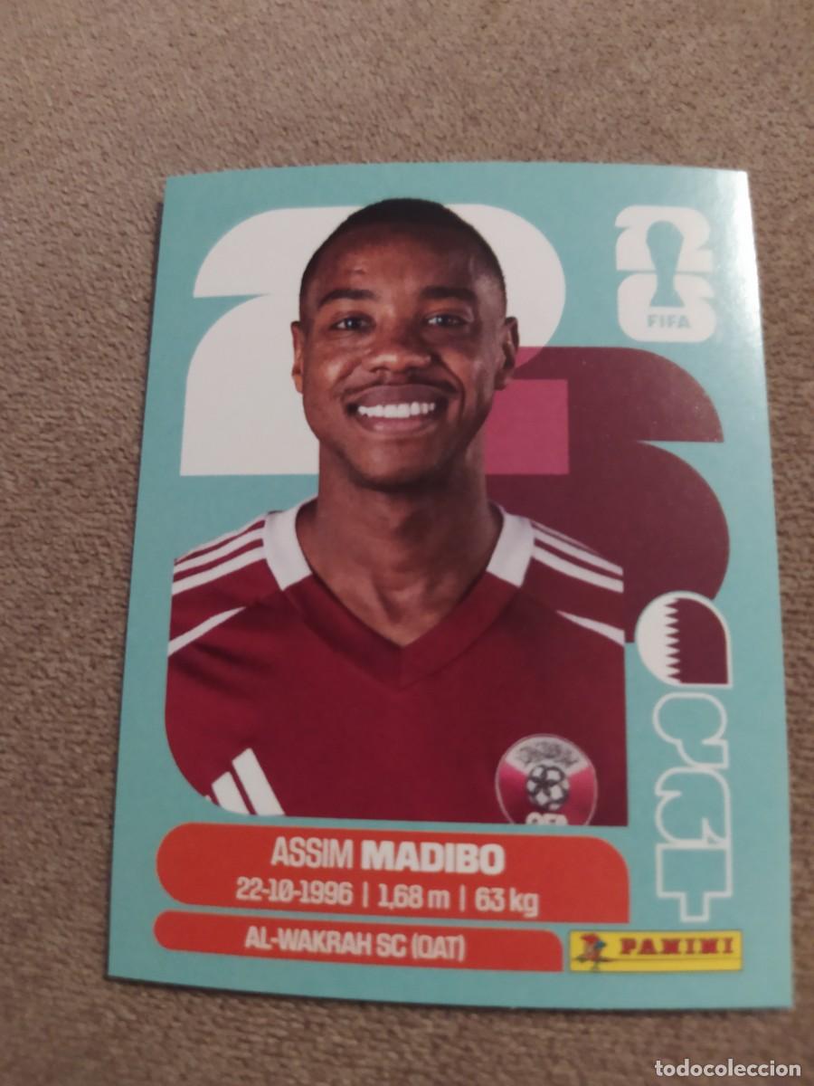 Cromos de f&uacute;tbol: QAT 11 Assim MADIBO Catar Qatar Mundial 2026 Panini