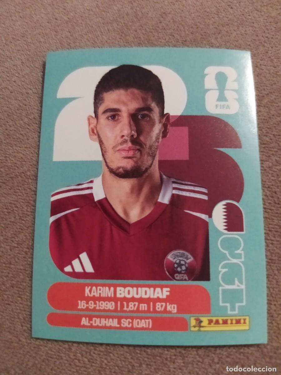 Cromos de f&uacute;tbol: QAT 10 Karim BOUDIAF Catar Qatar Mundial 2026 Panini