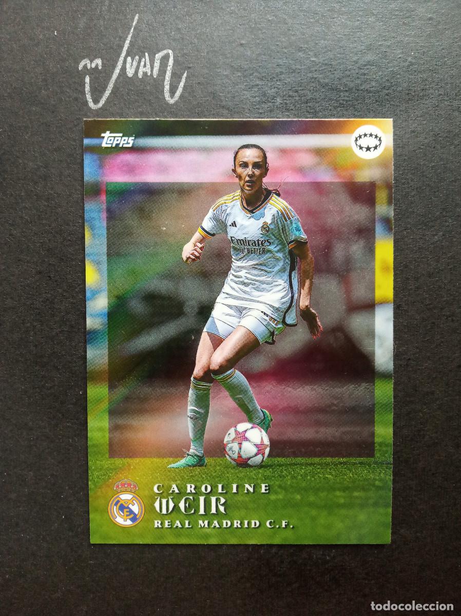 Football Stickers: PLAYMAKERS CAROLINE WEIR REAL MADRID ⚽ TOPPS &reg; CURATED SET AITANA BONMATI UEFA WOMEN CHAMPIONS 2024