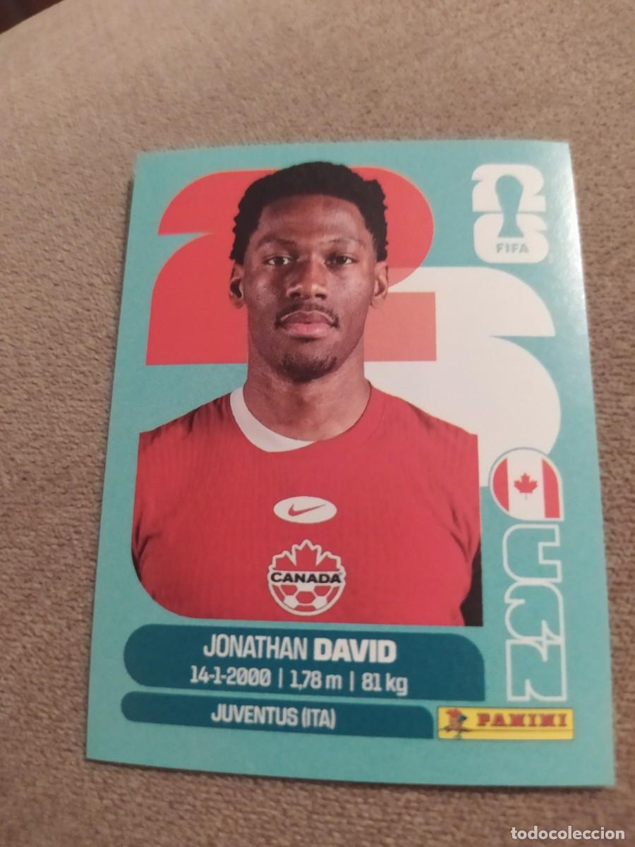 Cromos de f&uacute;tbol: CAN 20 Jonathan DAVID Canada Mundial 2026 Panini