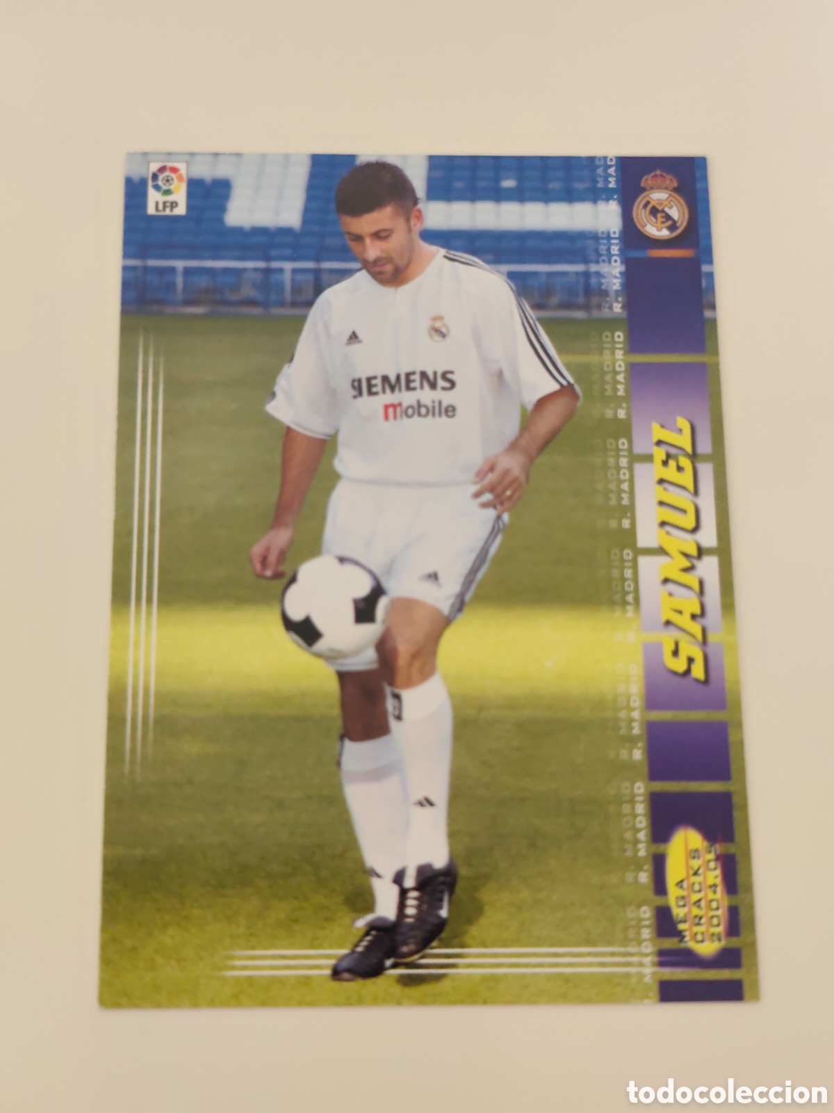 Cromos de f&uacute;tbol: 167 SAMUEL REAL MADRID MEGACRACKS 2004 2005