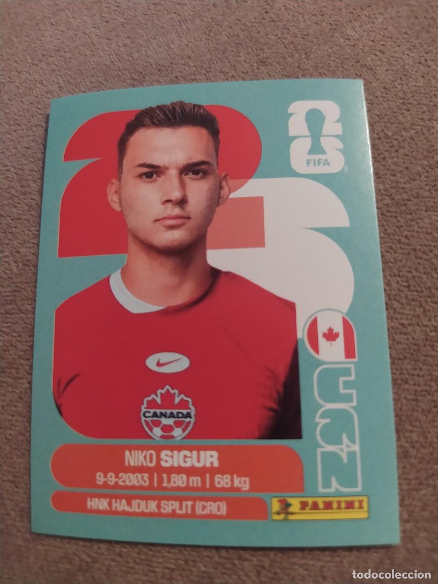 Cromos de f&uacute;tbol: CAN 16 Niko SIGUR Canada Mundial 2026 Panini