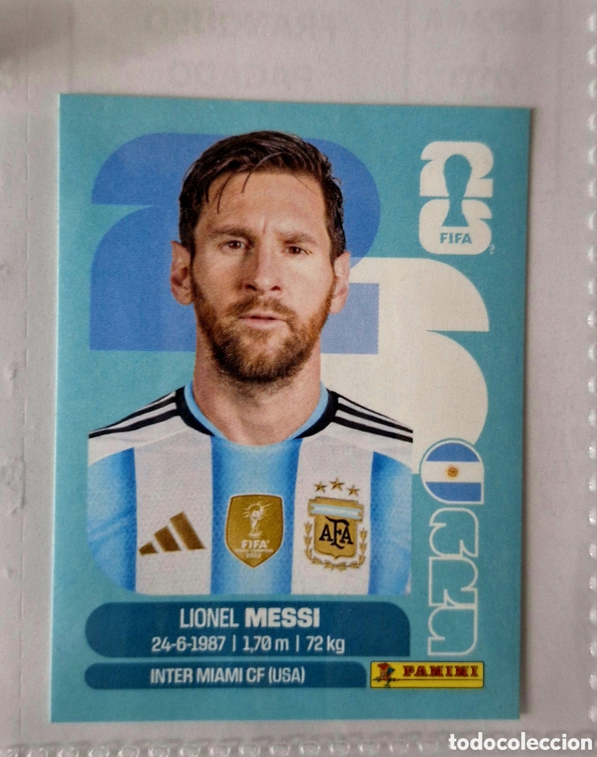 Cromos de f&uacute;tbol: MESSI - ARGENTINA - STICKER MUNDIAL 2026 PANINI FIFA WORLD CUP