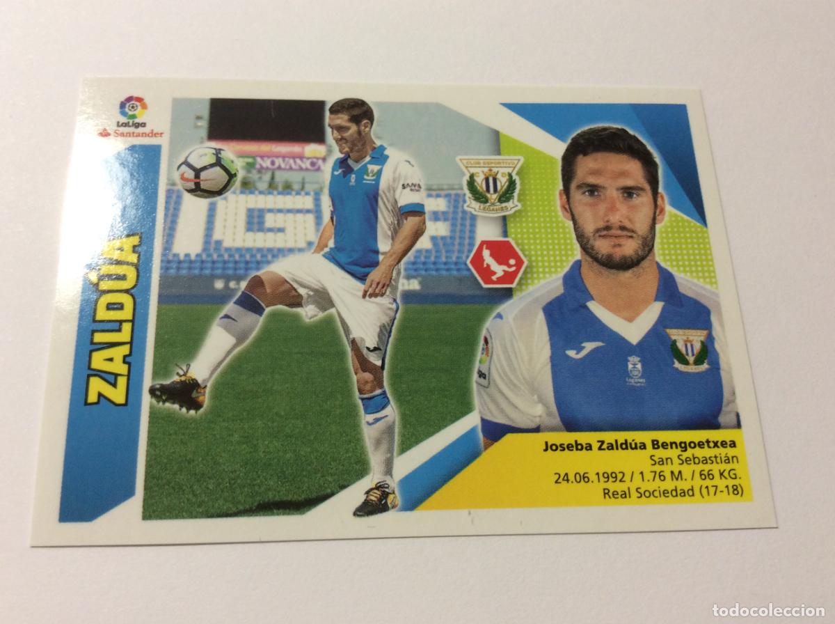 Cromos de f&uacute;tbol: &Uacute;ltimo fichaje 15 Zald&uacute;a CD Legan&eacute;s Este 2017 2018 17 18 Panini