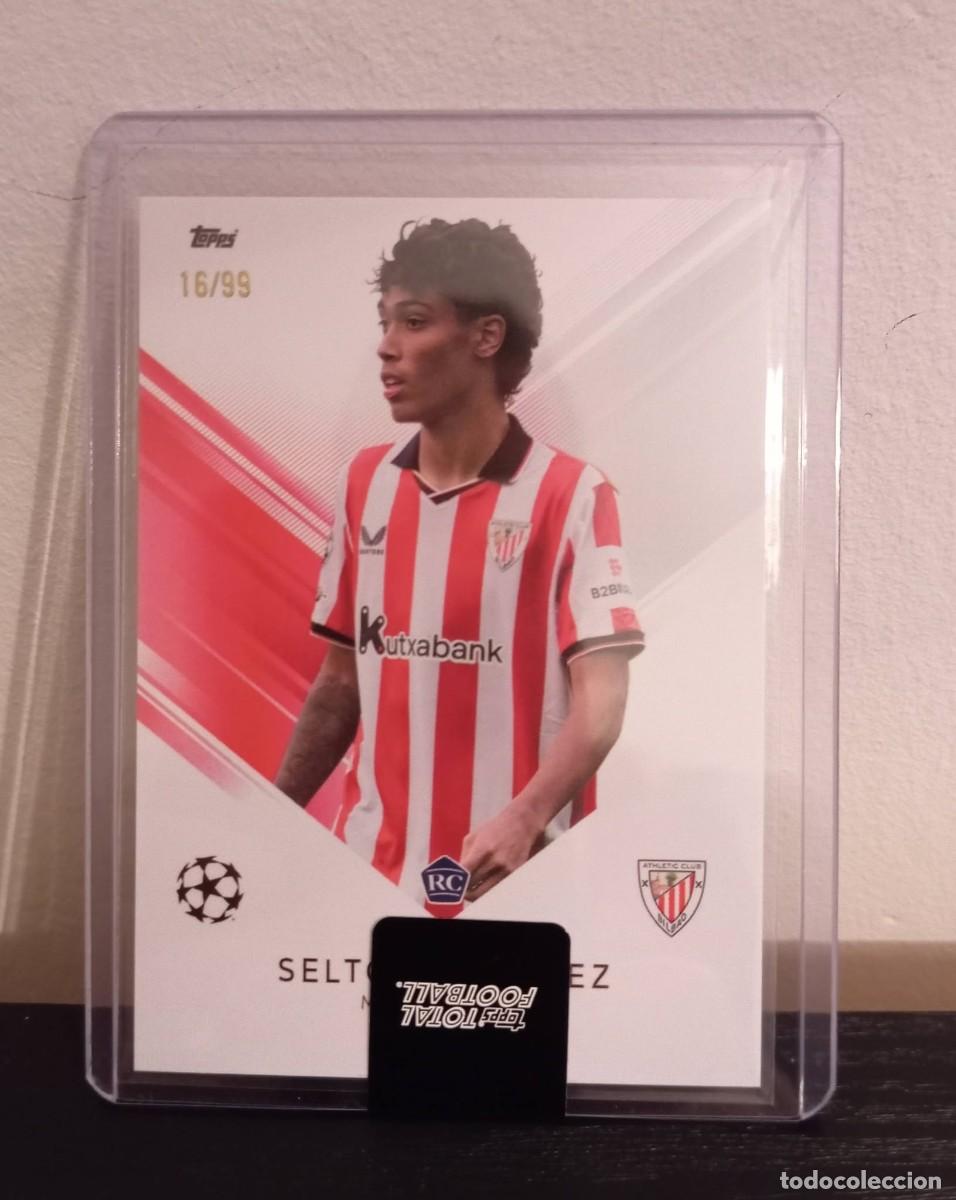 Fu&szlig;ball-Sticker: -TOPPS TOTAL FOOTBALL 25-26 : SELTON SANCHEZ ( ATH.BILBAO ) NUMERADA 16/99 . /99