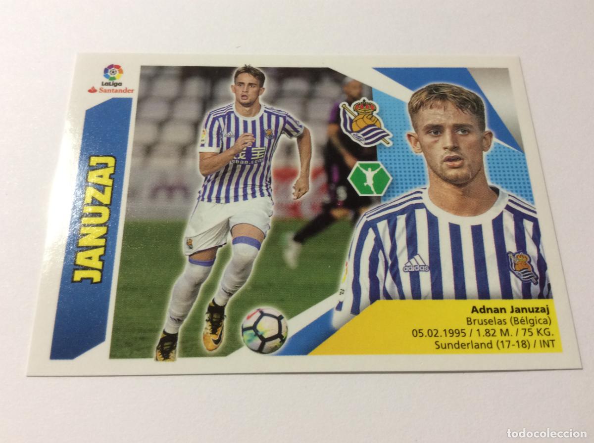 Cromos de f&uacute;tbol: &Uacute;ltimo fichaje 21 Januzaj Real Sociedad RCD Espanyol Este 2017 2018 17 18 Panini