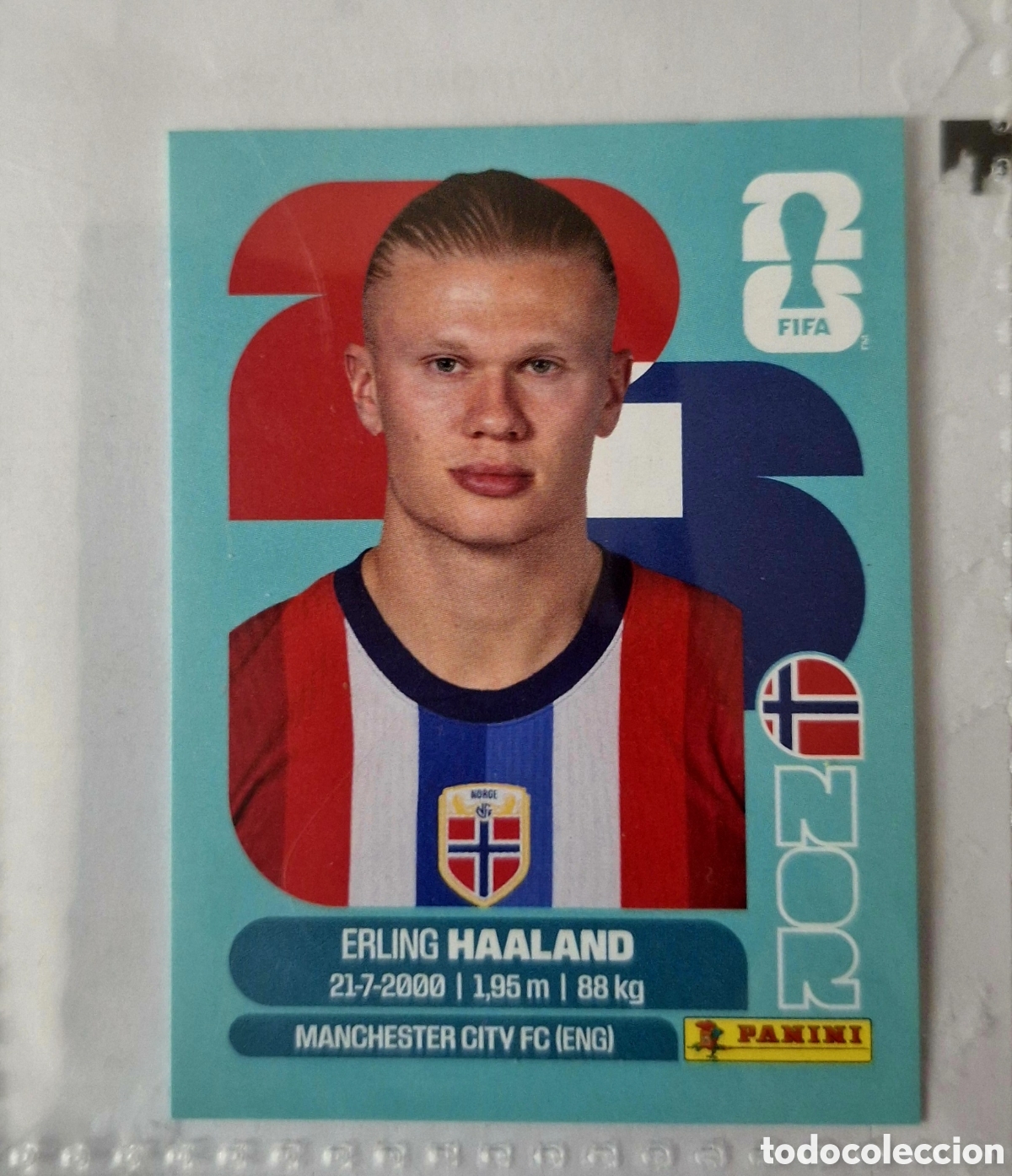 Cromos de f&uacute;tbol: HAALAND - NORUEGA - STICKER MUNDIAL 2026 PANINI FIFA WORLD CUP 26.