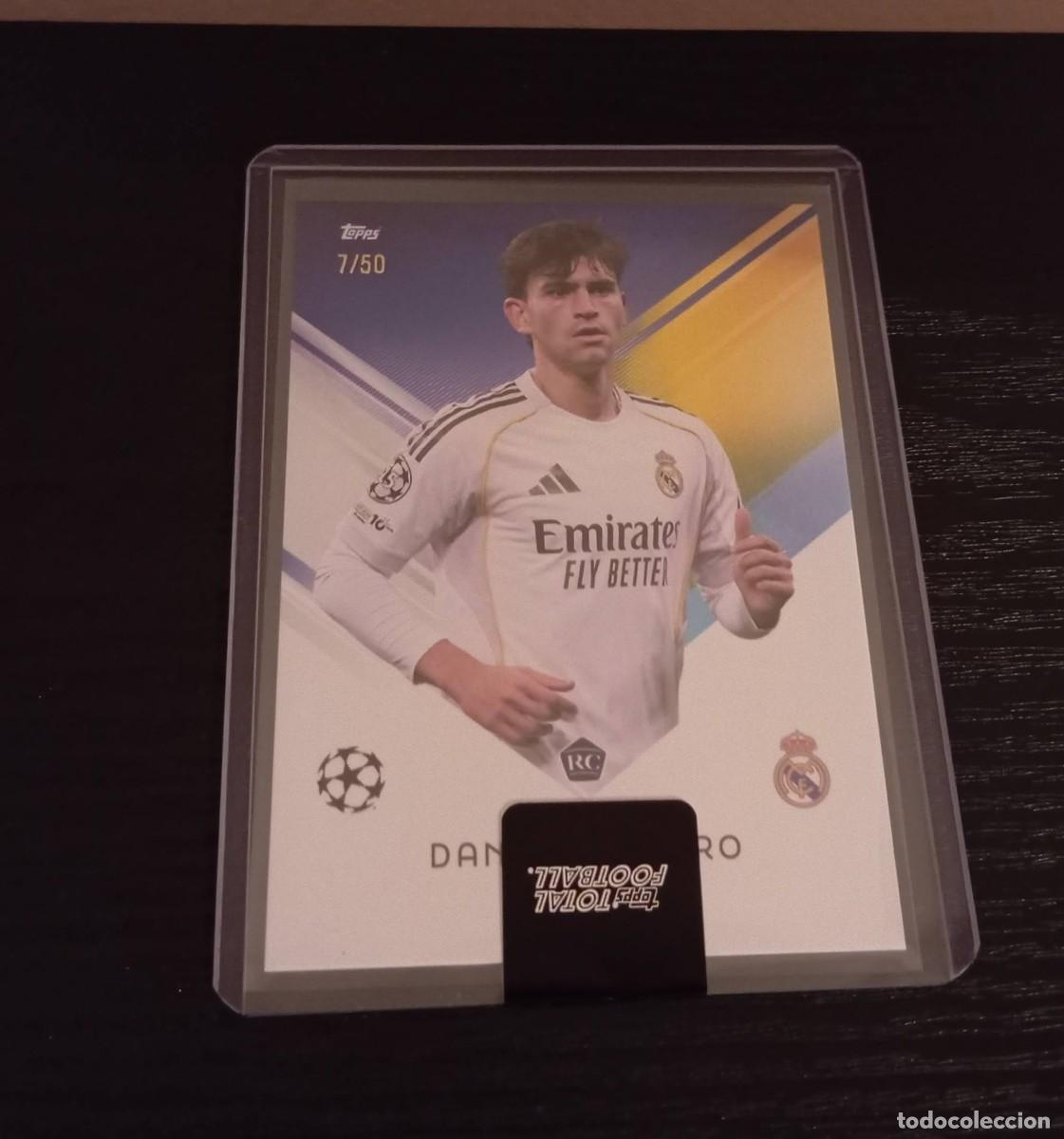 Cromos de f&uacute;tbol: -TOPPS TOTAL FOOTBALL 25-26 : DANI MESONERO ( REAL MADRID ) NUMERADA 7/50 . /50