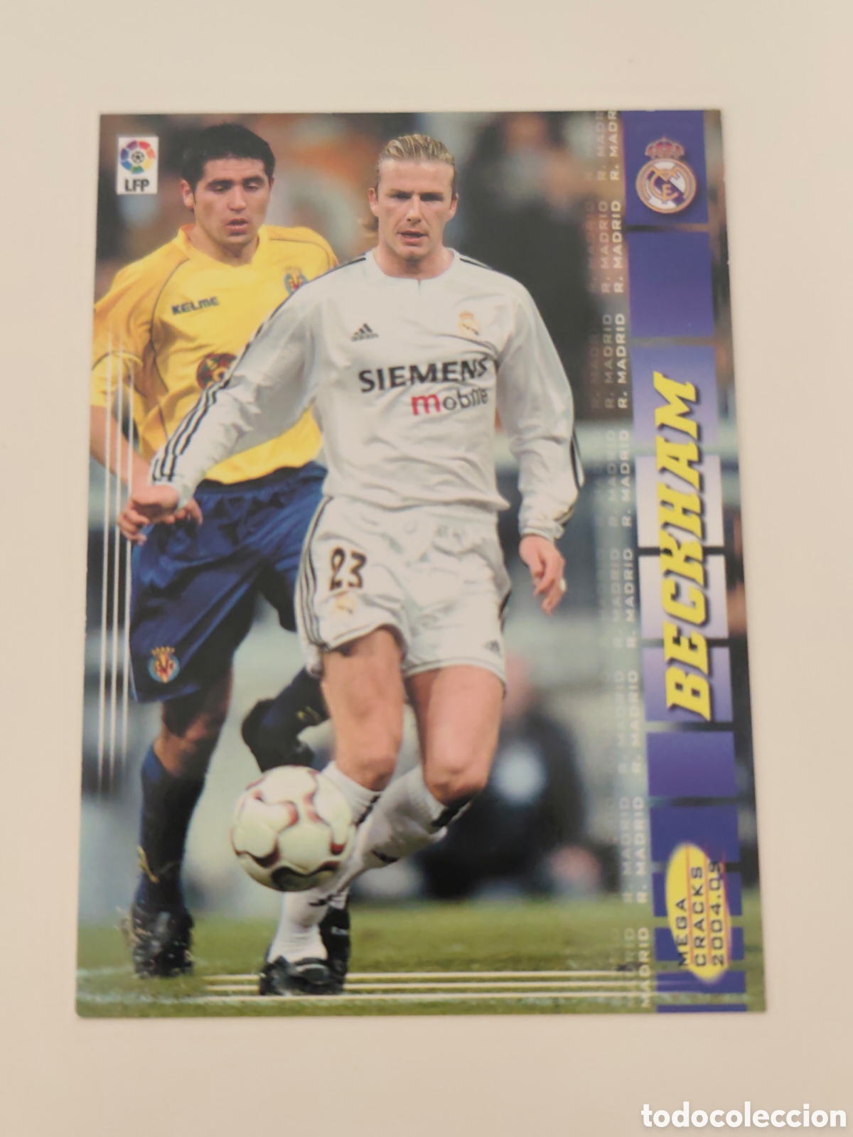 Cromos de f&uacute;tbol: 173 BECKHAM REAL MADRID MEGACRACKS 2004 2005