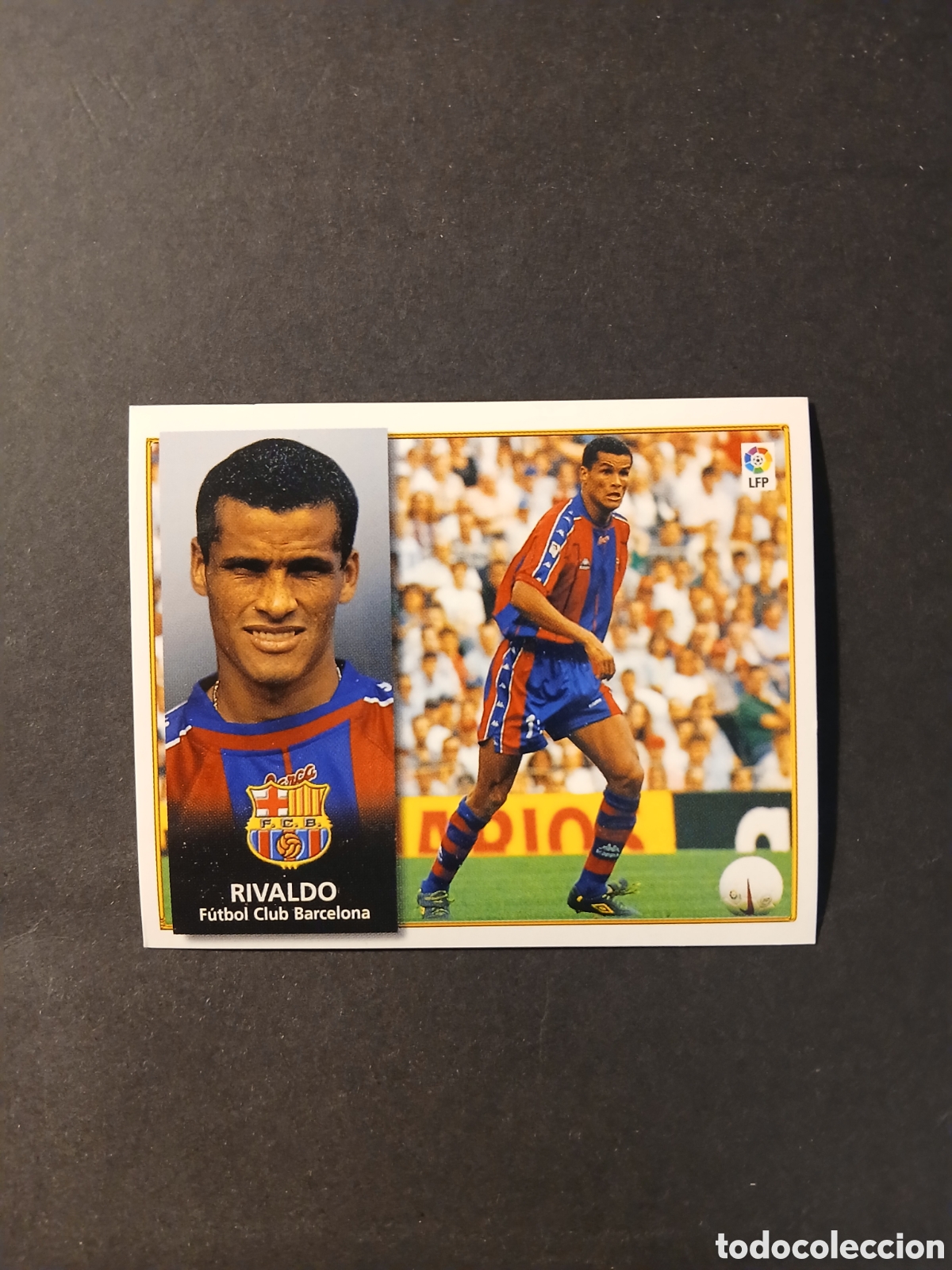 Cromos de f&uacute;tbol: RIVALDO BARCELONA LIGA ESTE 1998/99 98 99 NUNCA PEGADO SIN PEGAR